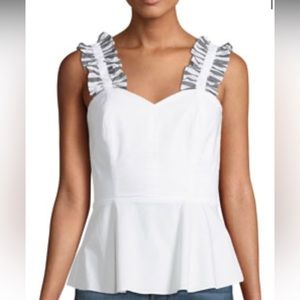 Amanda Uprichard peplum top NWT petite XS never worn